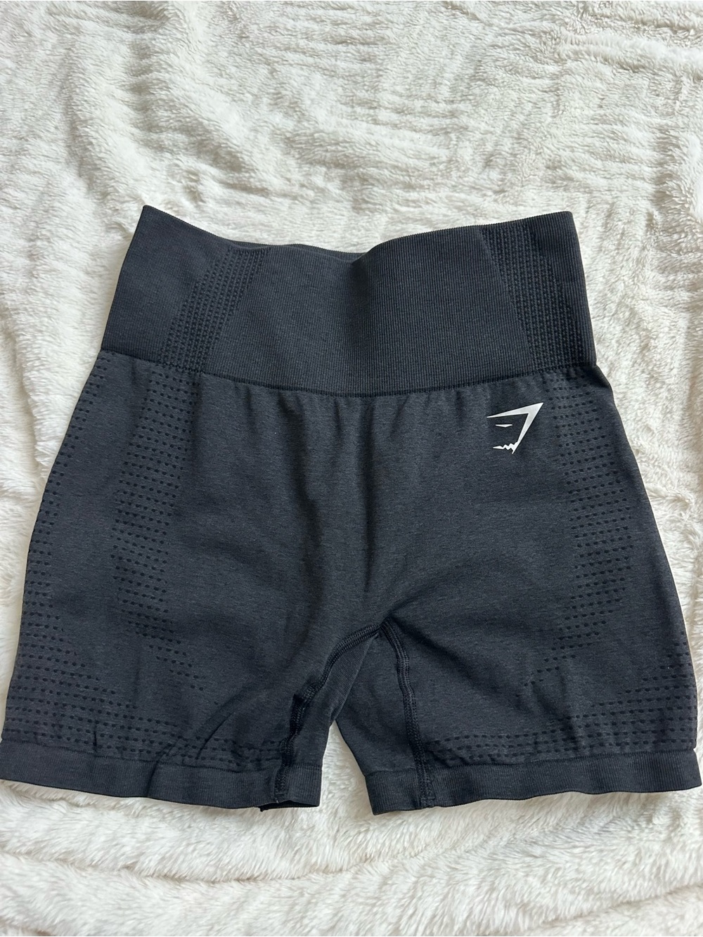 Gymshark Black Seamless High-Rise Bike Shorts